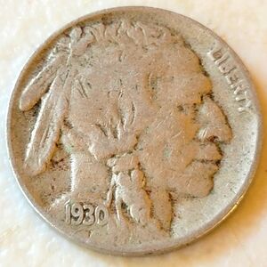 1930D Buffalo Nickel Coin